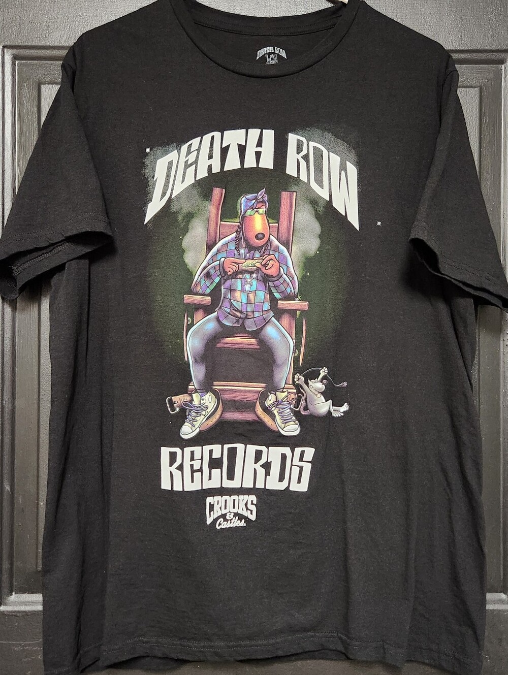 Death Row Records Graphic T-Shirt Men's Large Still Smokin Hip Hop Snoop Dogg